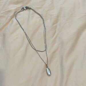 Kendra Scott Layered Silver Necklace
